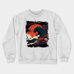 King of the Monsters - The Great Godzilla - Kaiju Crewneck Sweatshirt